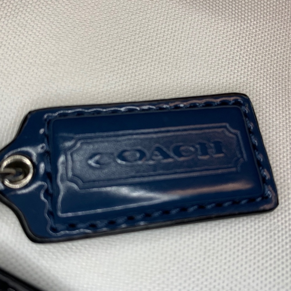 Double Tags Lg & Med Coach Hang Tags 2.5” & 2” Black & Navy Blue! - Picture 3 of 6